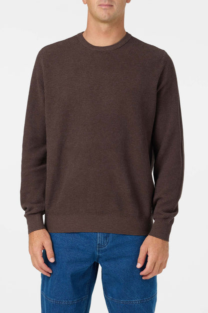 O'Riginals Roscoe Waffle Long Sleeve Sweater