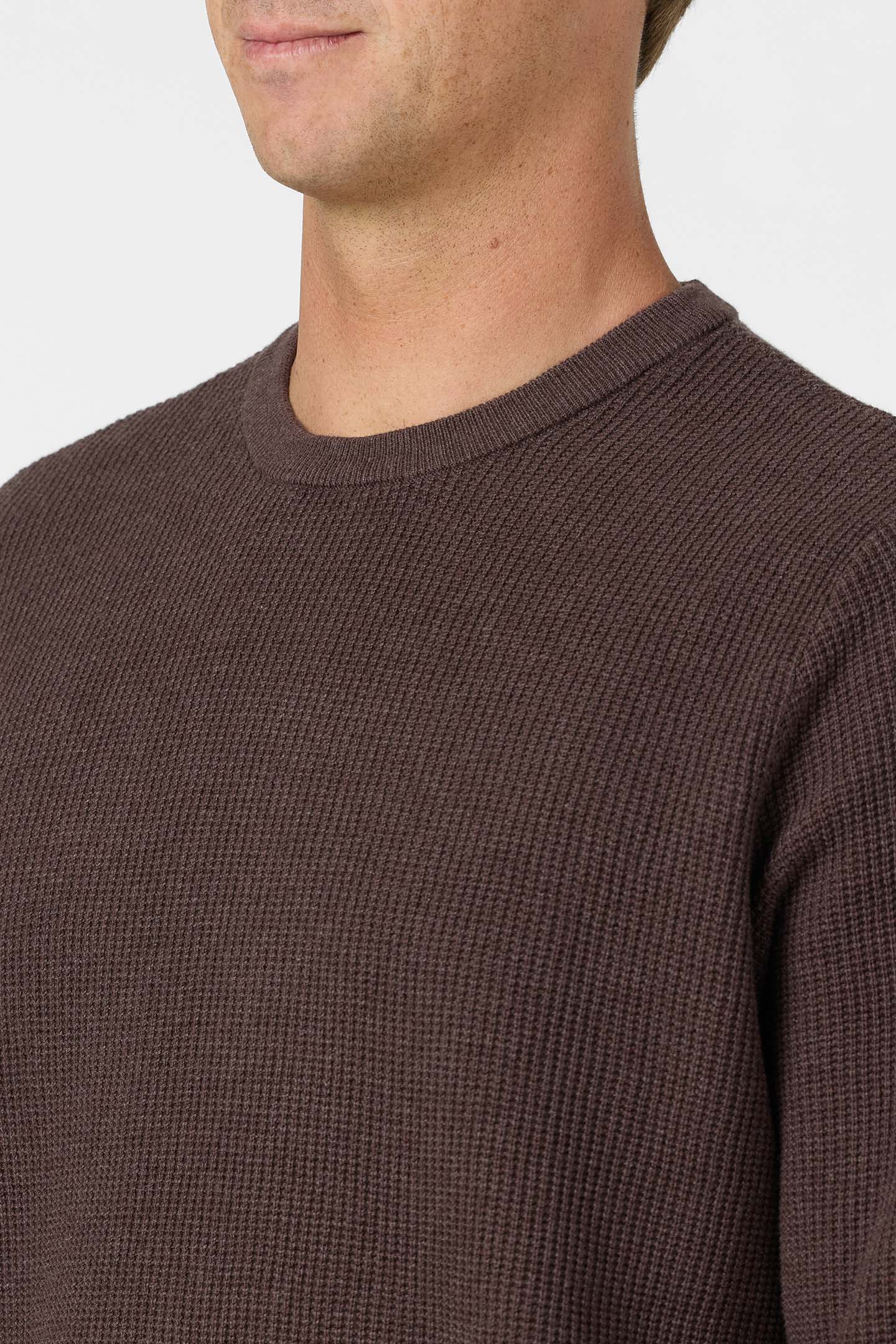 O'Riginals Roscoe Waffle Long Sleeve Sweater