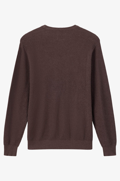 O'Riginals Roscoe Waffle Long Sleeve Sweater
