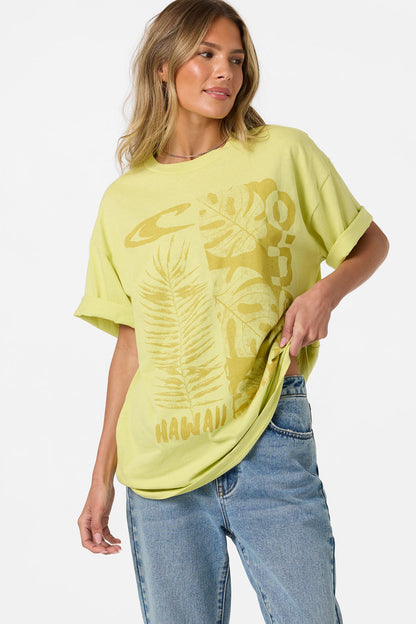 Monstera Hawaii Oversized Tee