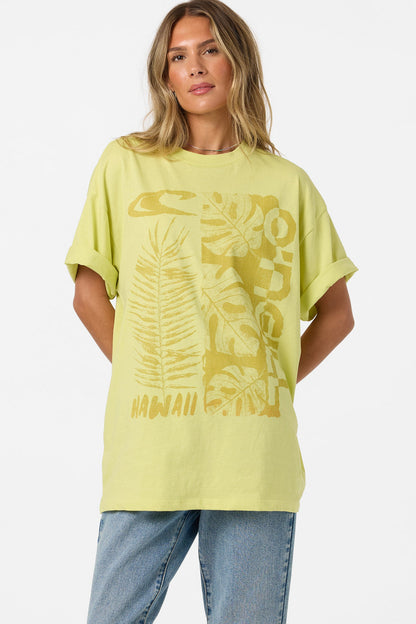 Monstera Hawaii Oversized Tee