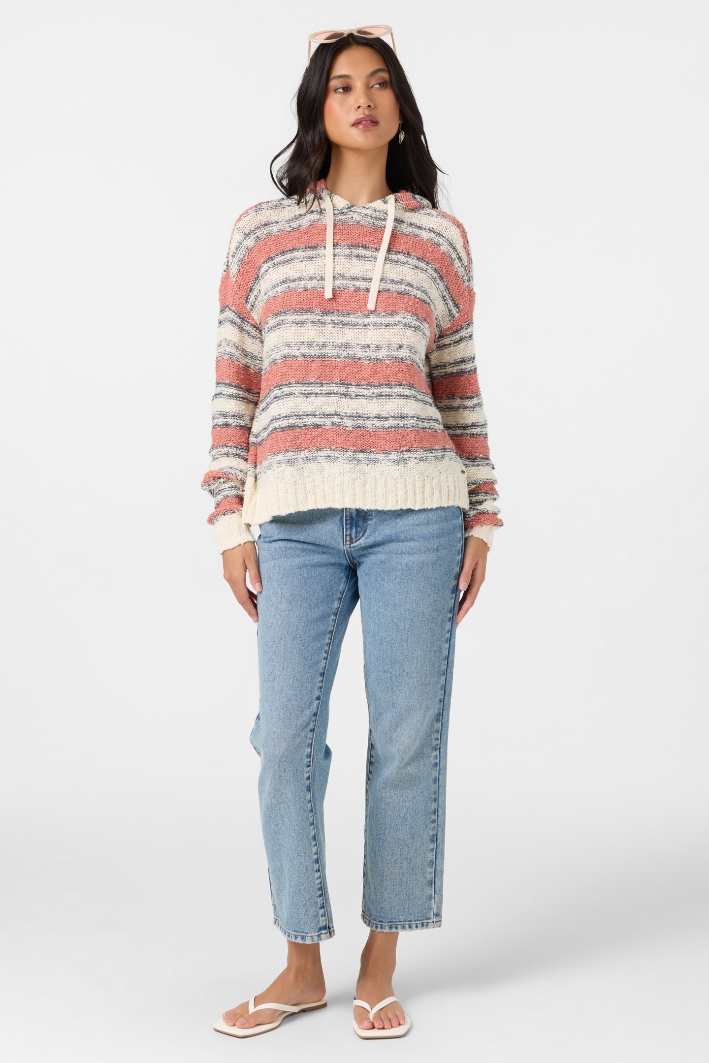 Jayne Stripe Long Sleeve Sweater