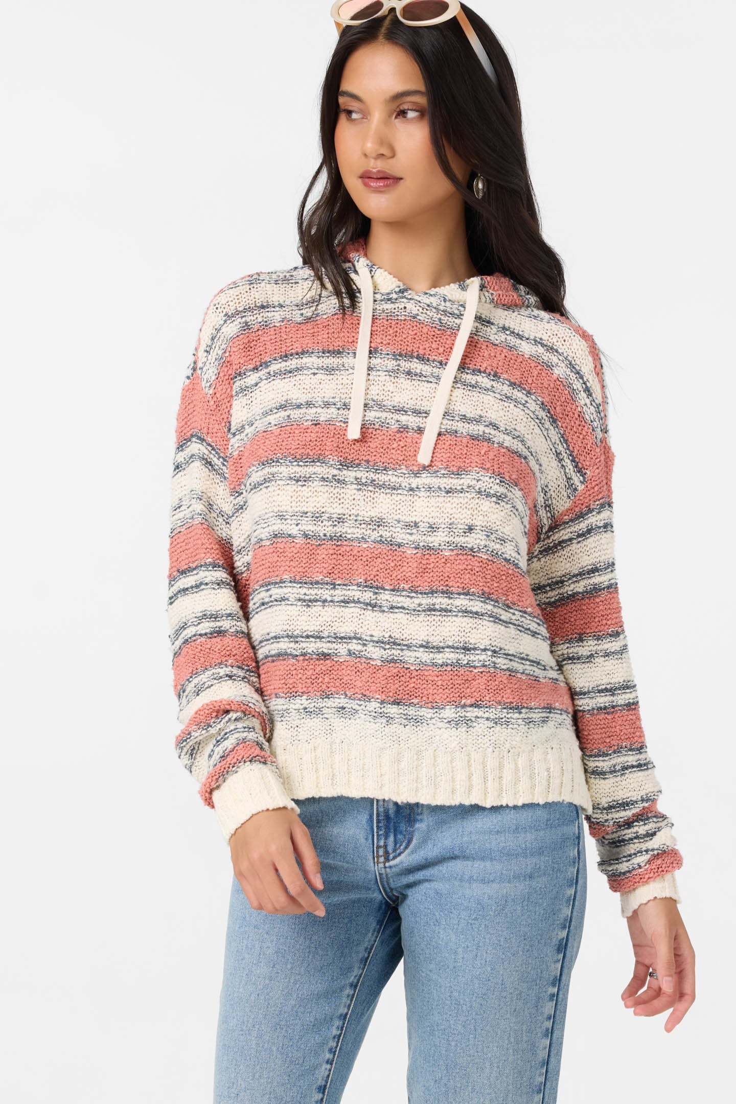Jayne Stripe Long Sleeve Sweater