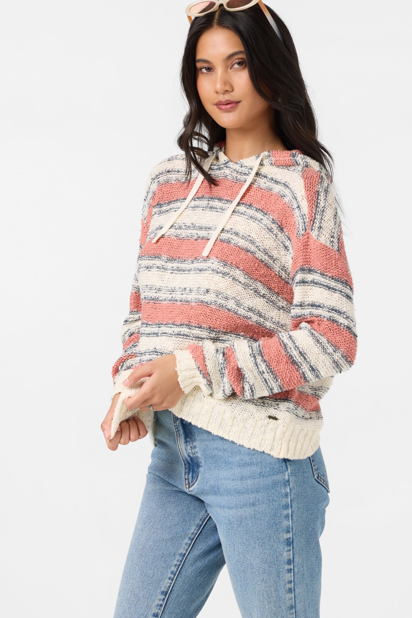 Jayne Stripe Long Sleeve Sweater