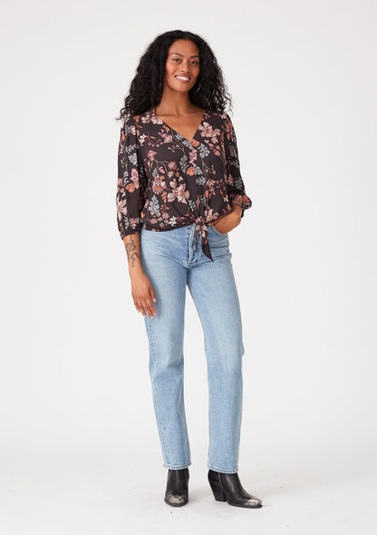 Coraline Tie Front Top