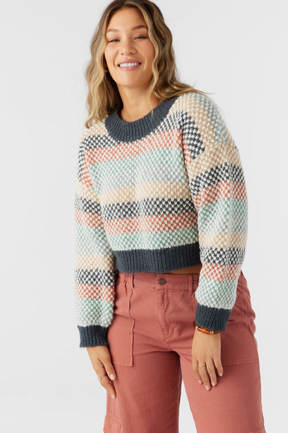 Billie Cropped Stripe Sweater