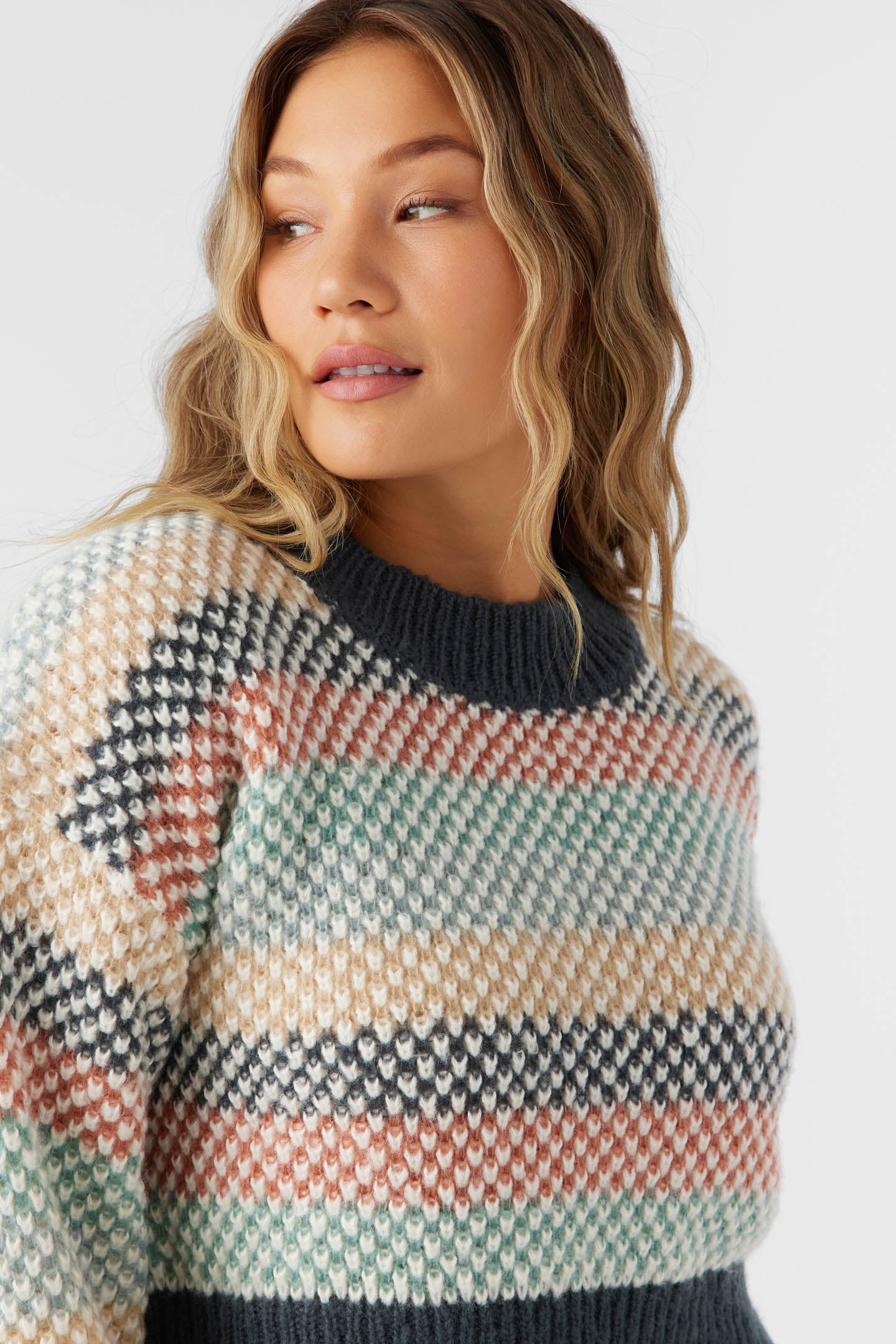 Billie Cropped Stripe Sweater