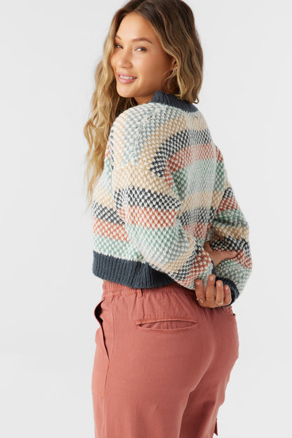 Billie Cropped Stripe Sweater