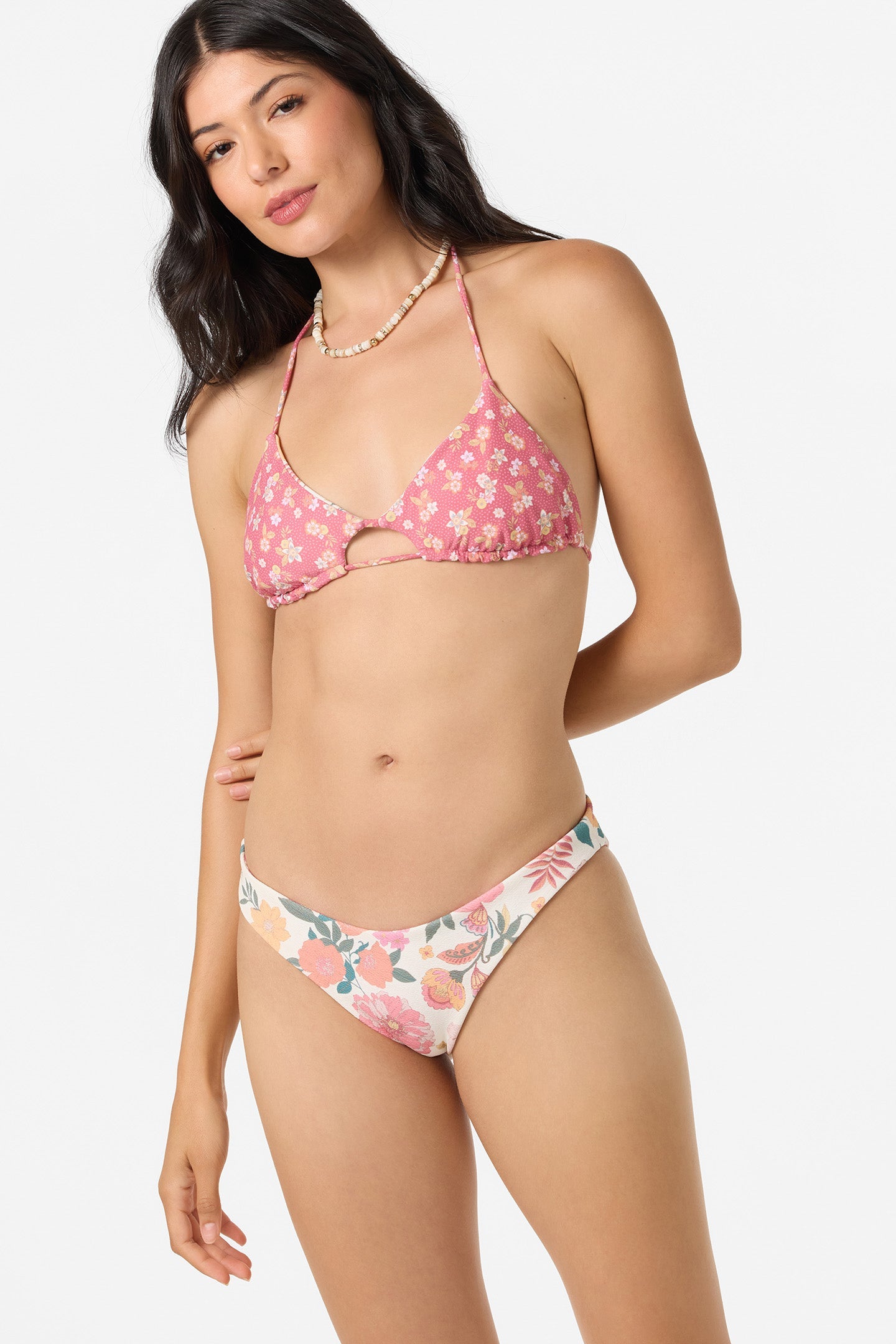 Camellia Floral Madrid Revo Halter Top