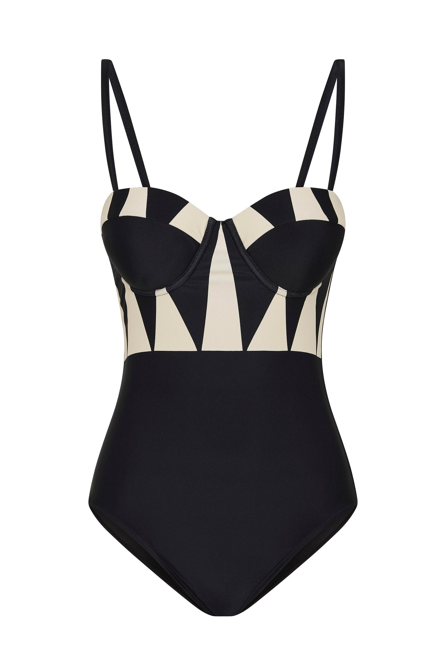 Honey One Piece In Noir Palm
