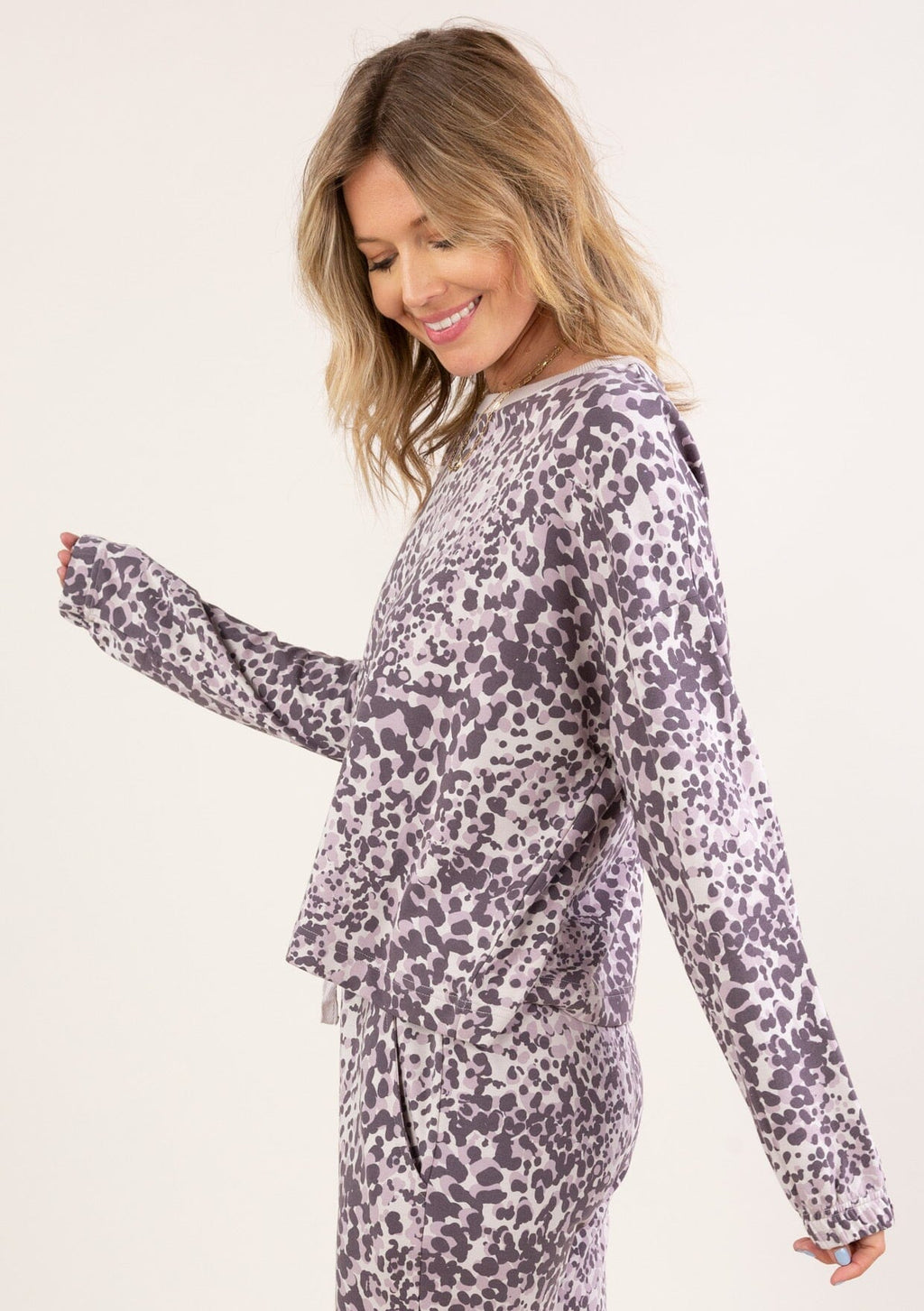 Sweet Spot Animal Print Sweatshirt