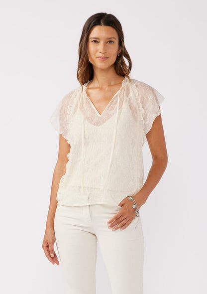 Emily Flutter Sleeve Top