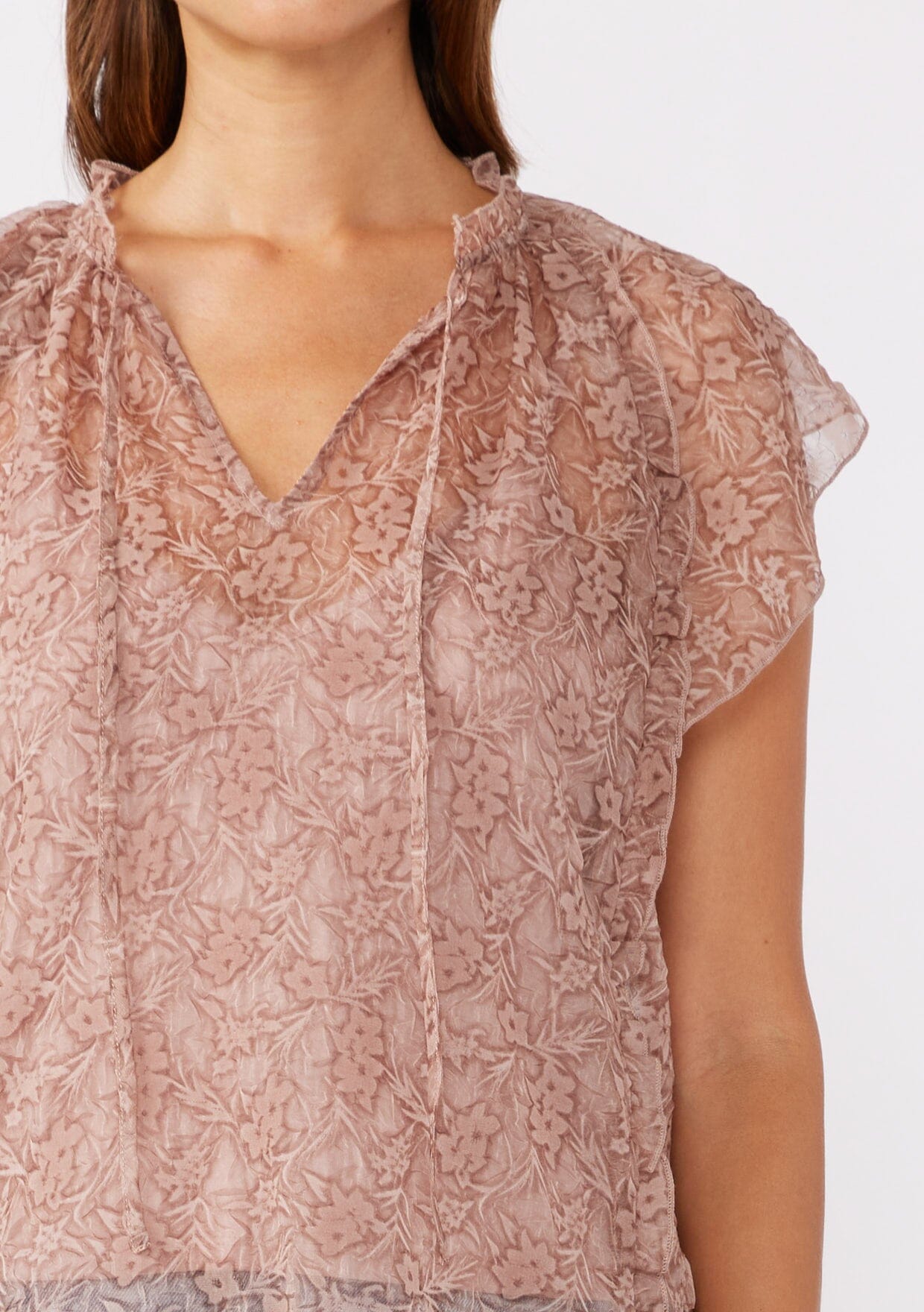 Emily Flutter Sleeve Top