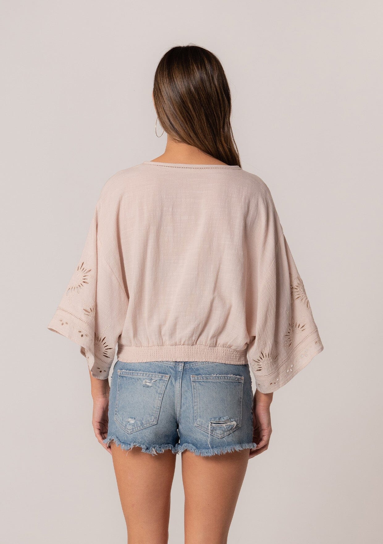 Elijah Eyelet Top