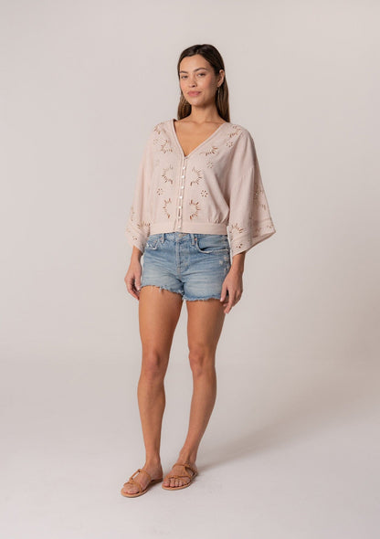 Elijah Eyelet Top