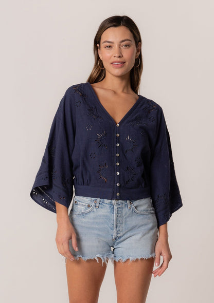 Elijah Eyelet Top