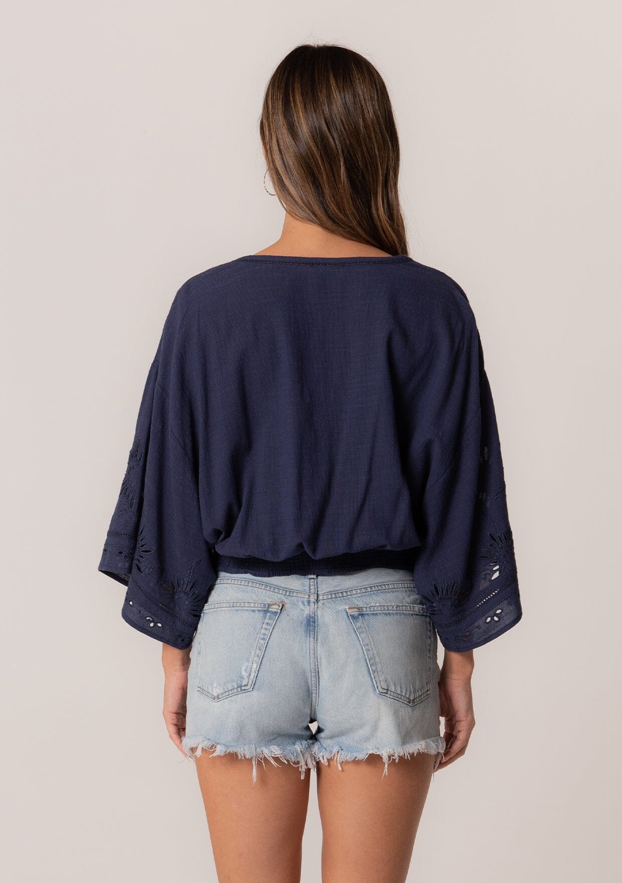 Elijah Eyelet Top