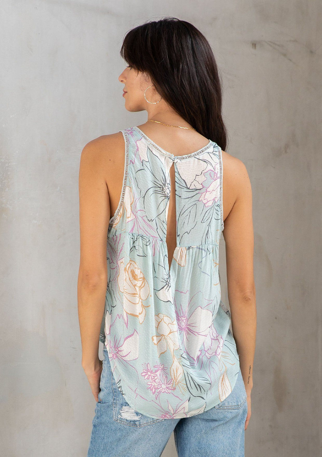 Secret Garden Floral Tank Top