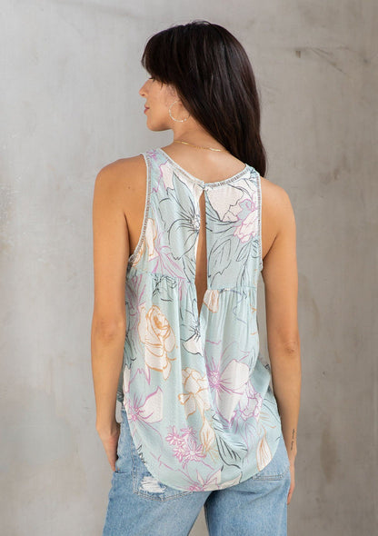 Secret Garden Floral Tank Top