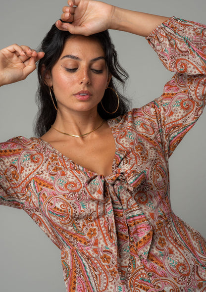 Ivy Tie Front Top
