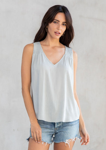 Isla Smocked Tank Top