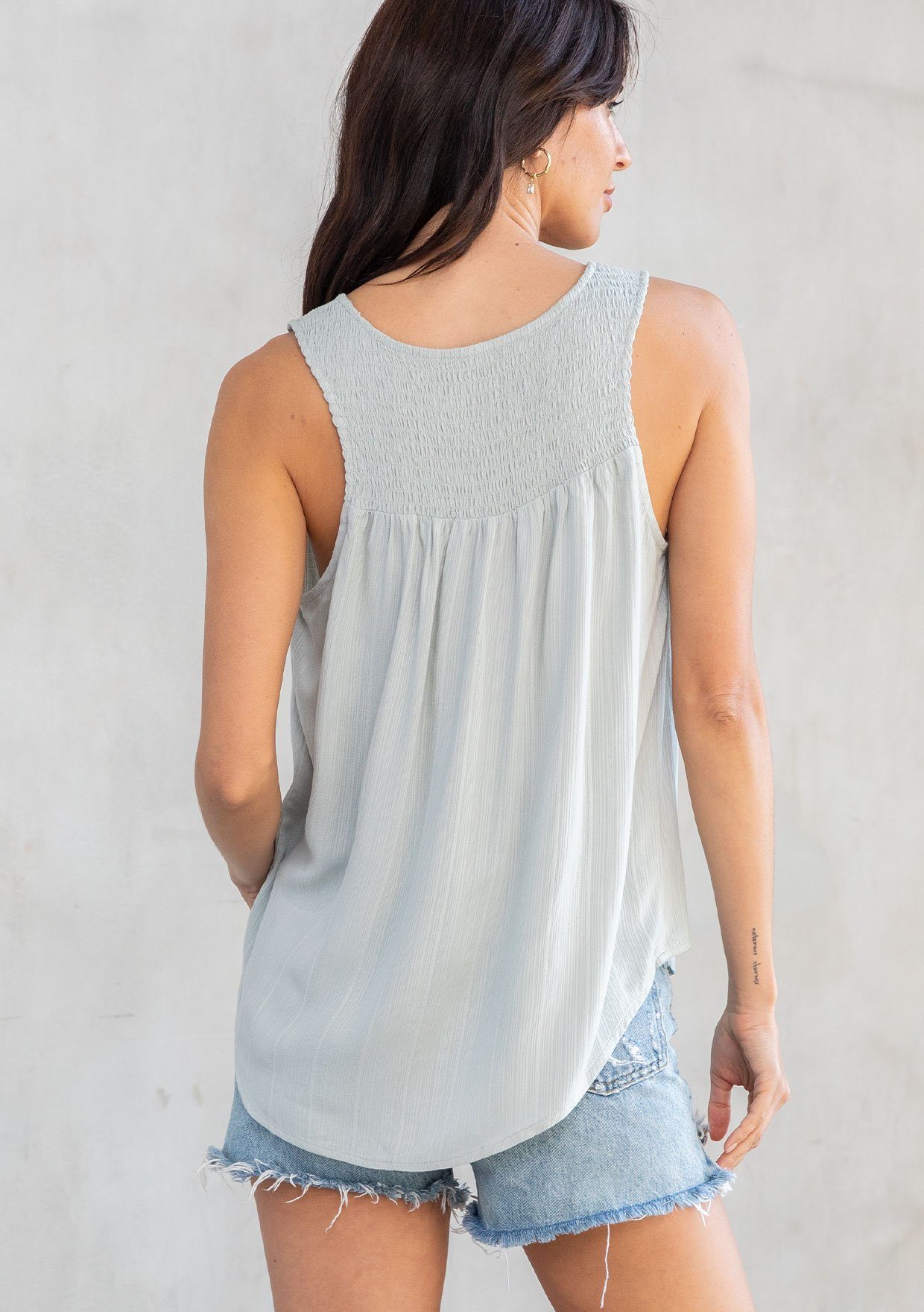 Isla Smocked Tank Top