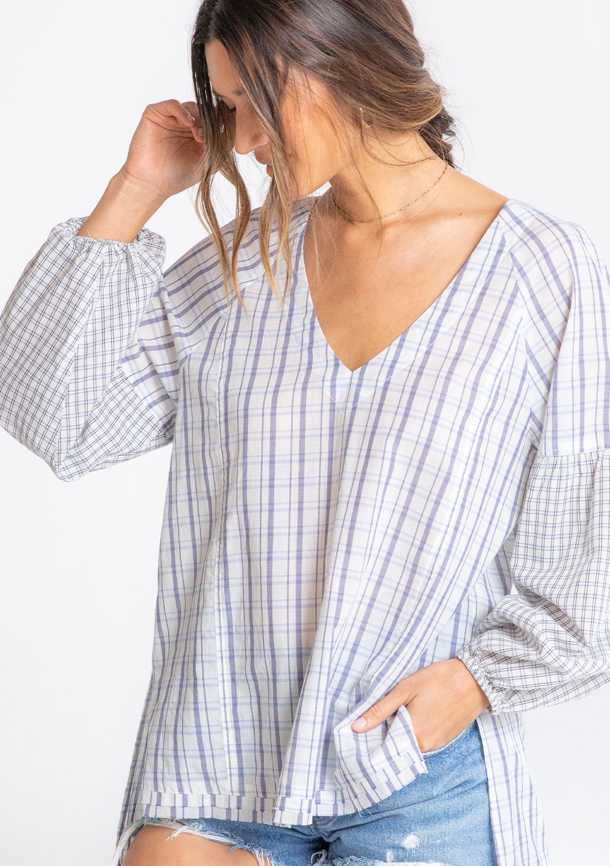 Quinn Oversized Plaid Shirt
