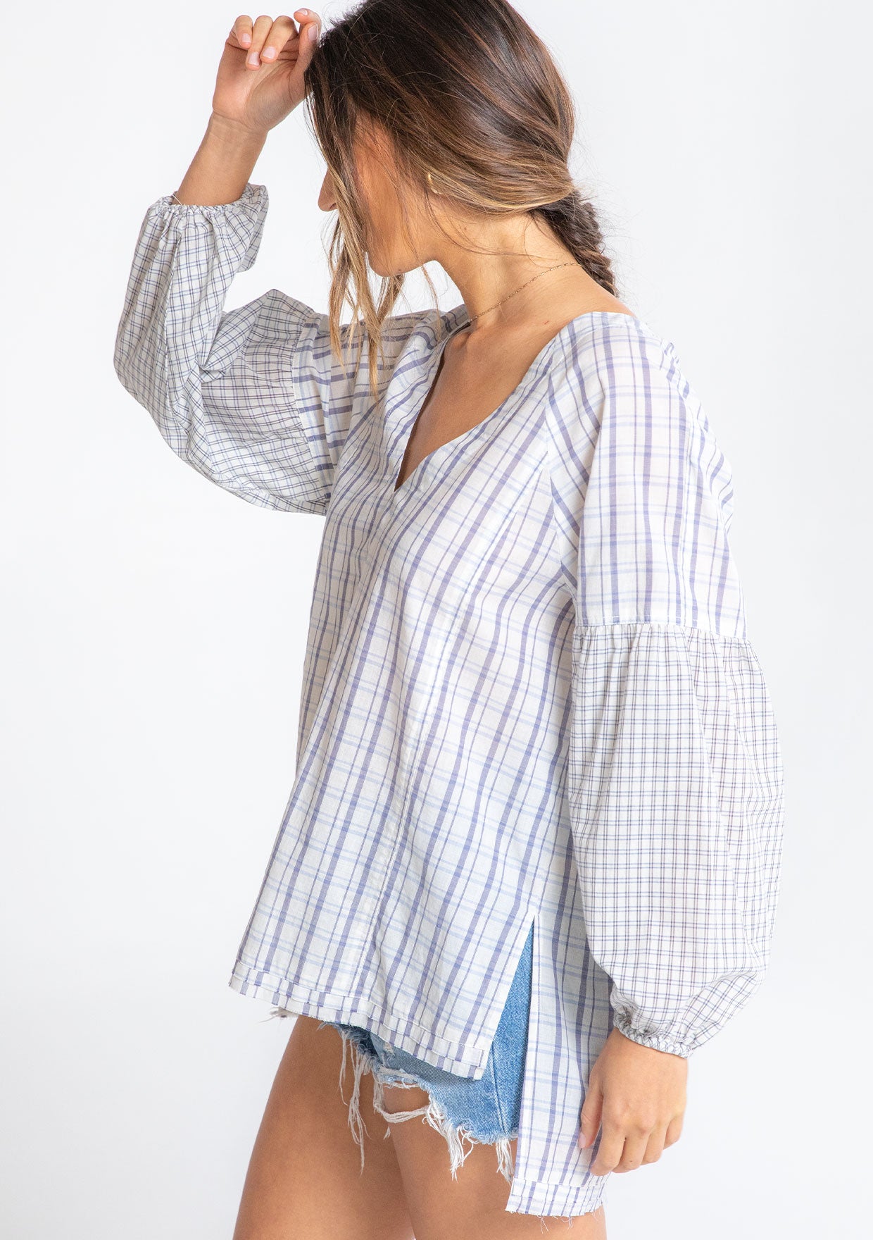 Quinn Oversized Plaid Shirt
