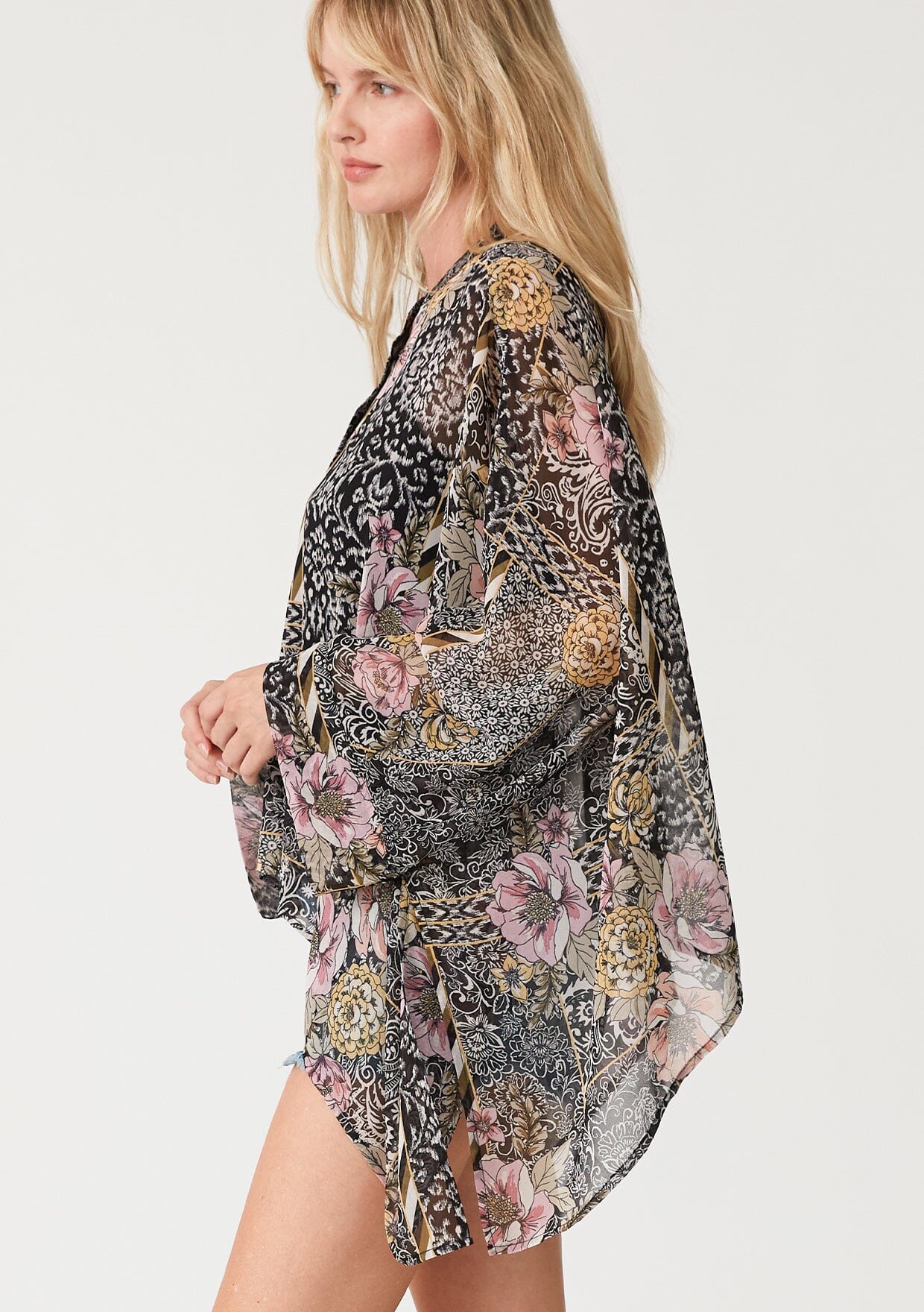 Sonoma Patchwork Print Blouse