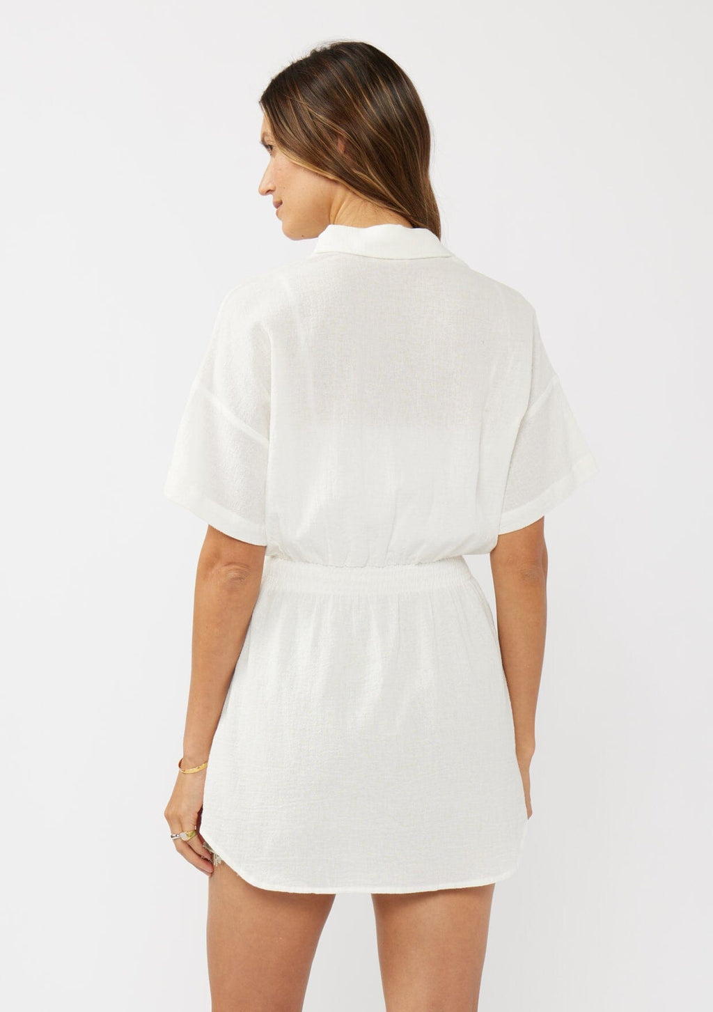 Palladia Smocked Tunic Top