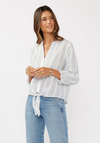 Medina Tie Front Blouse