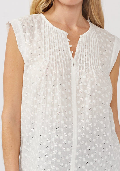 Jess Embroidered Tank Top
