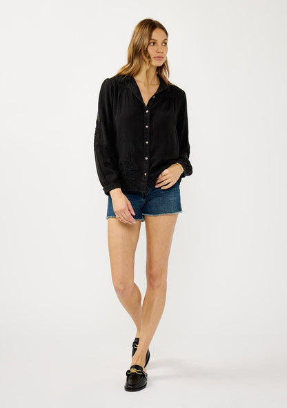 Wisteria Embroidered Shirt