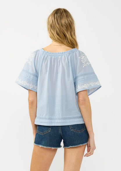 Pauline Embroidered Top