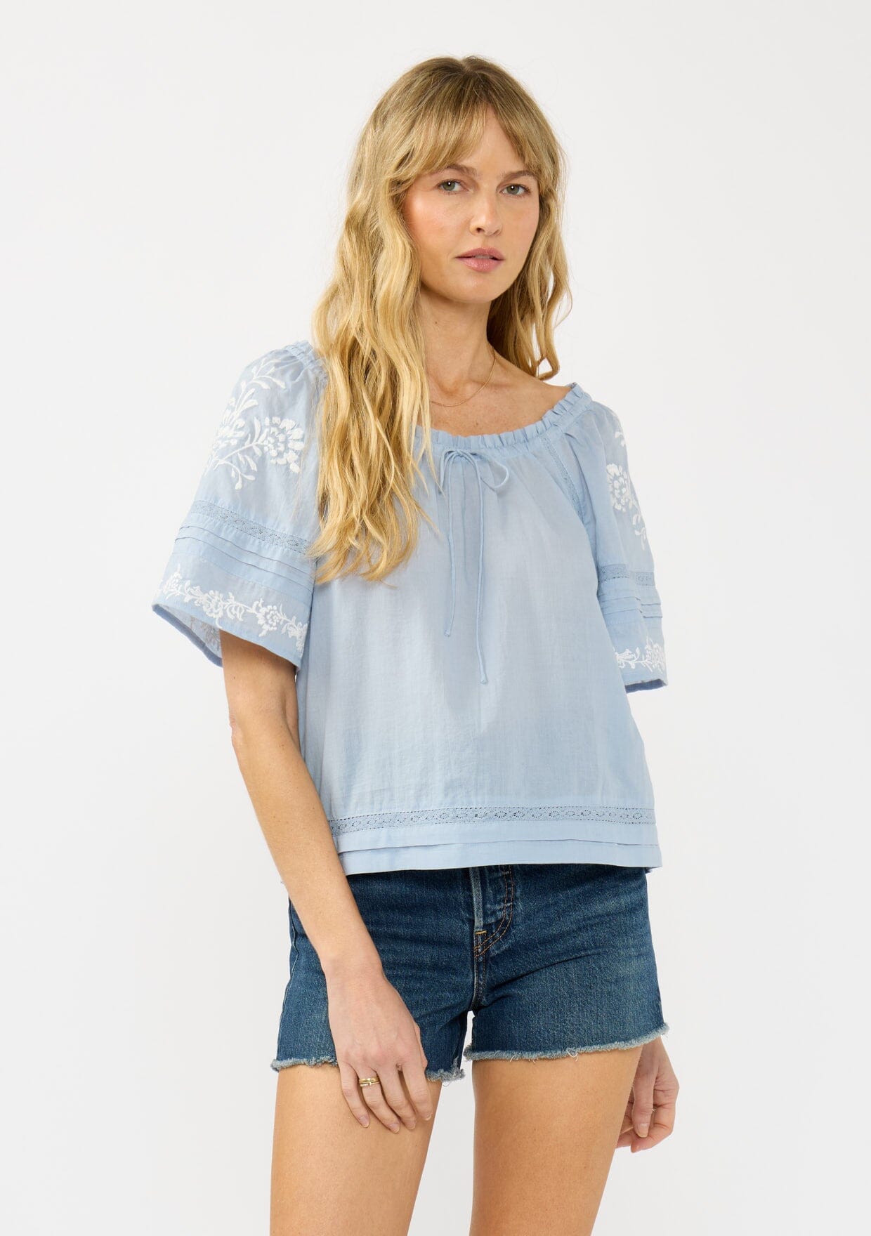 Pauline Embroidered Top