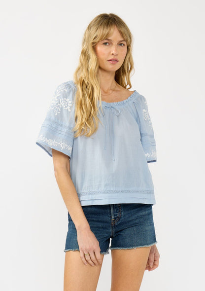 Pauline Embroidered Top
