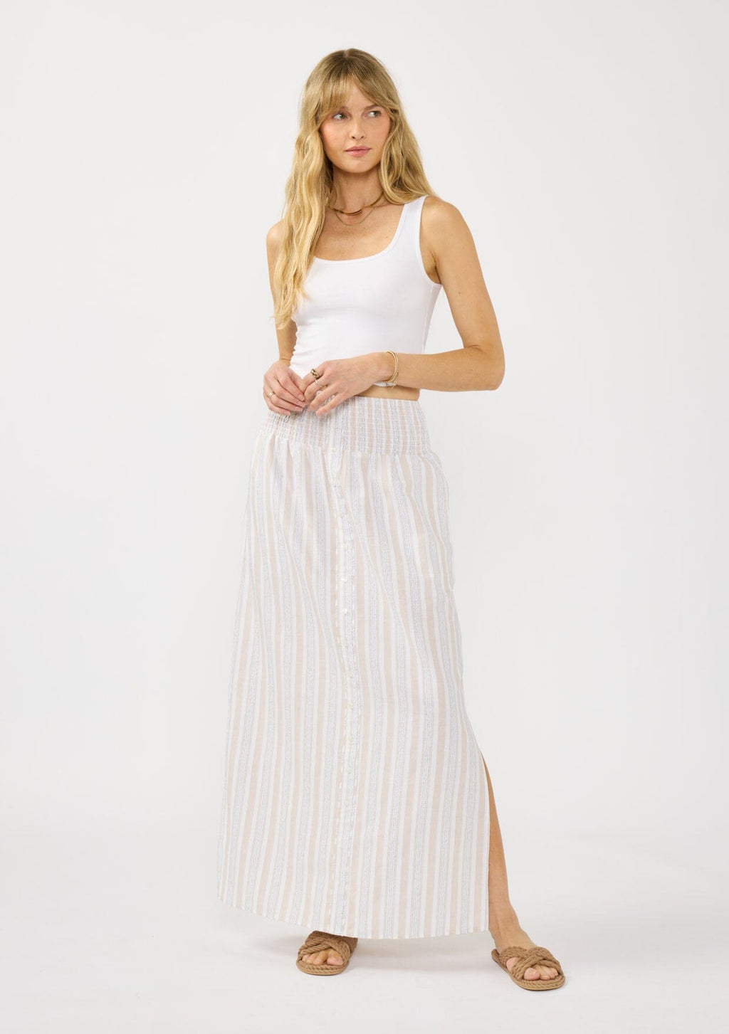 Esmira Striped Skirt