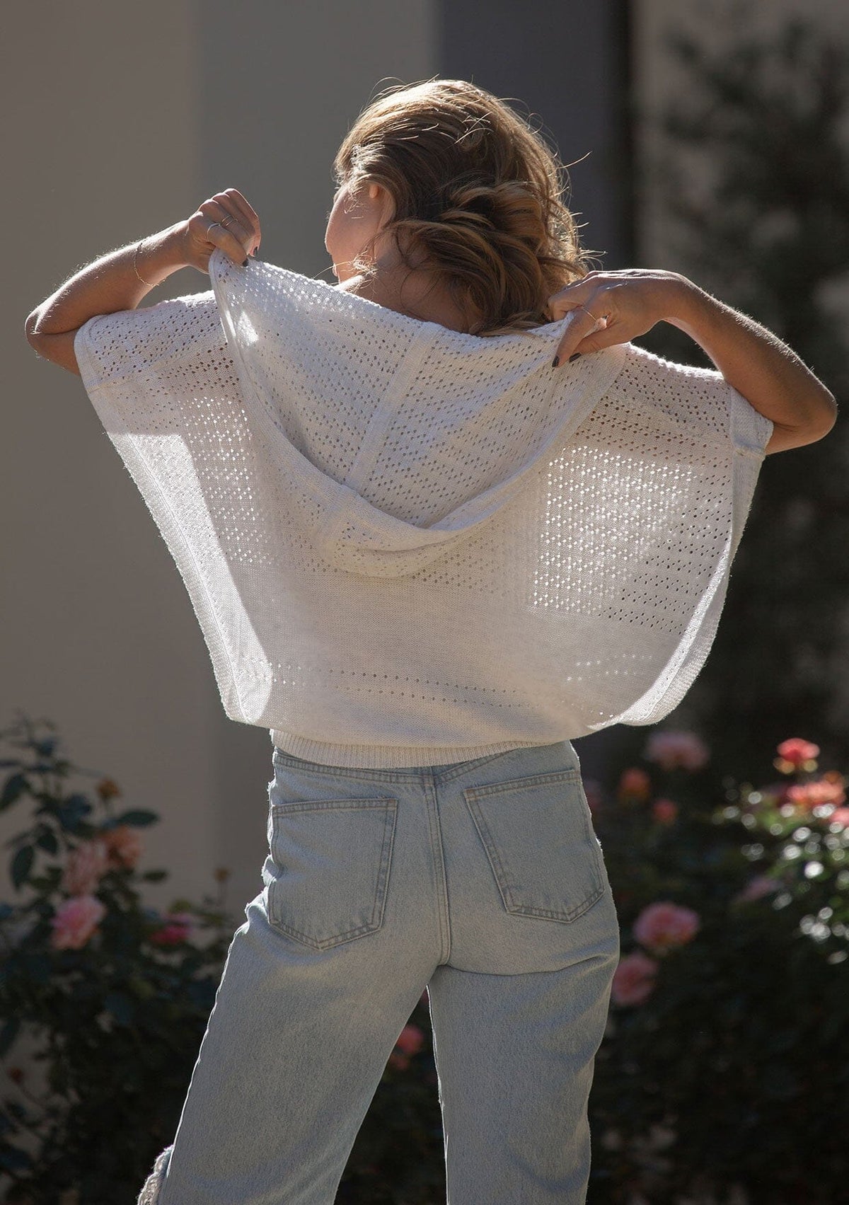 Carol Pointelle Hoodie