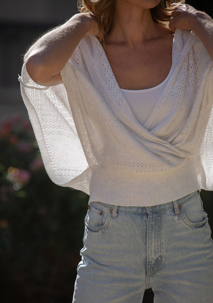 Carol Pointelle Hoodie