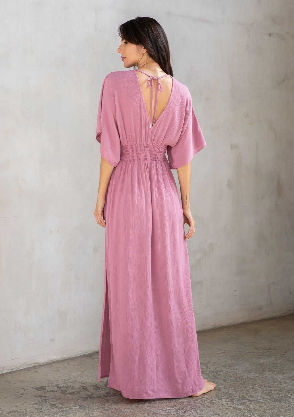 Starchild Kimono Sleeve Maxi Dress