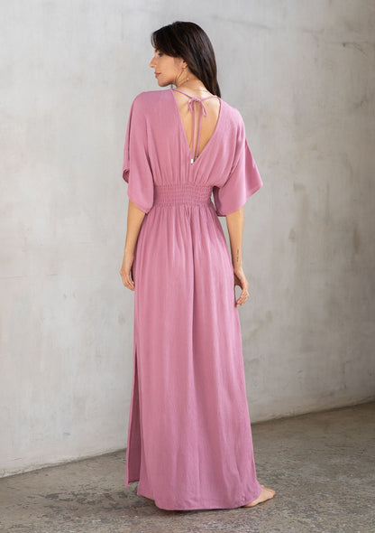 Starchild Kimono Sleeve Maxi Dress