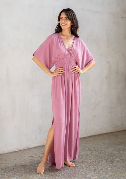 Starchild Kimono Sleeve Maxi Dress