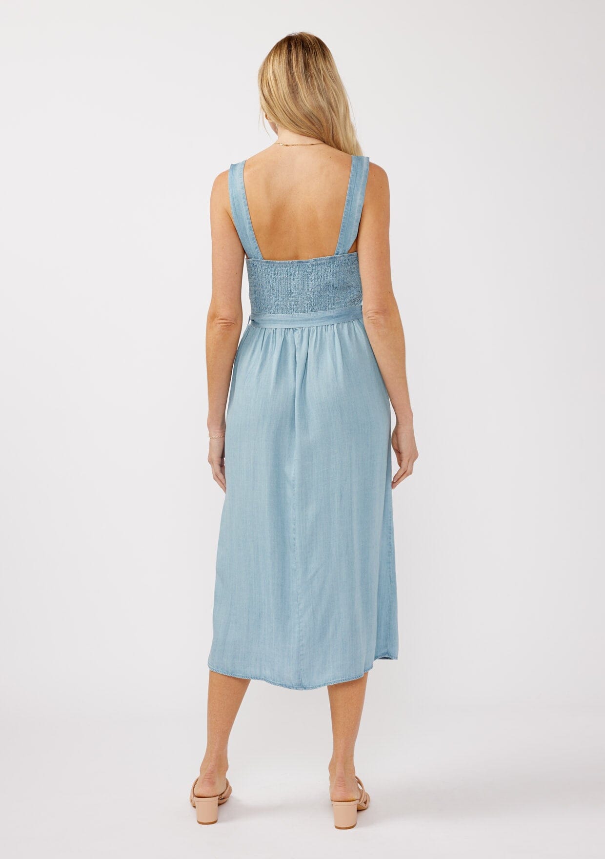 Alva Buttoned Tencel Dress