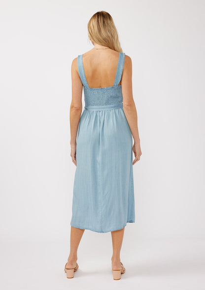 Alva Buttoned Tencel Dress