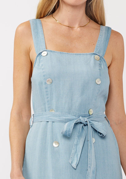 Alva Buttoned Tencel Dress