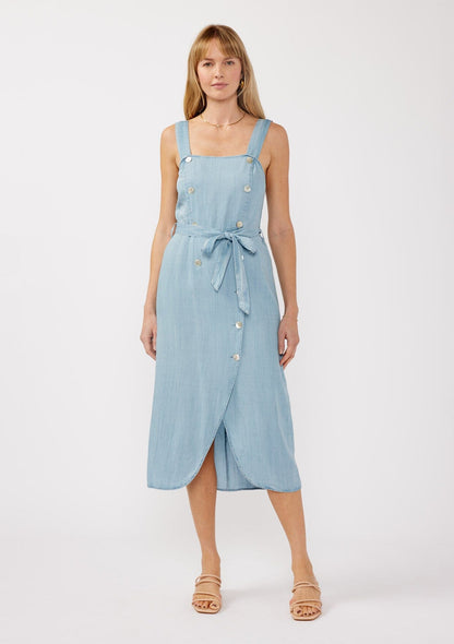 Alva Buttoned Tencel Dress