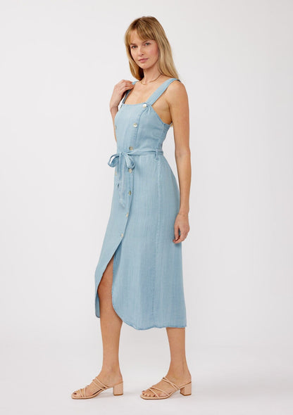 Alva Buttoned Tencel Dress