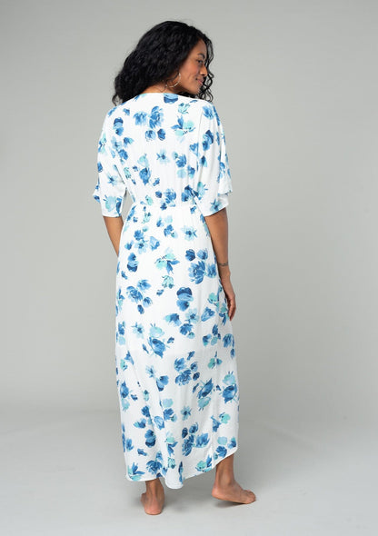 Cabana Knot Front Maxi Dress