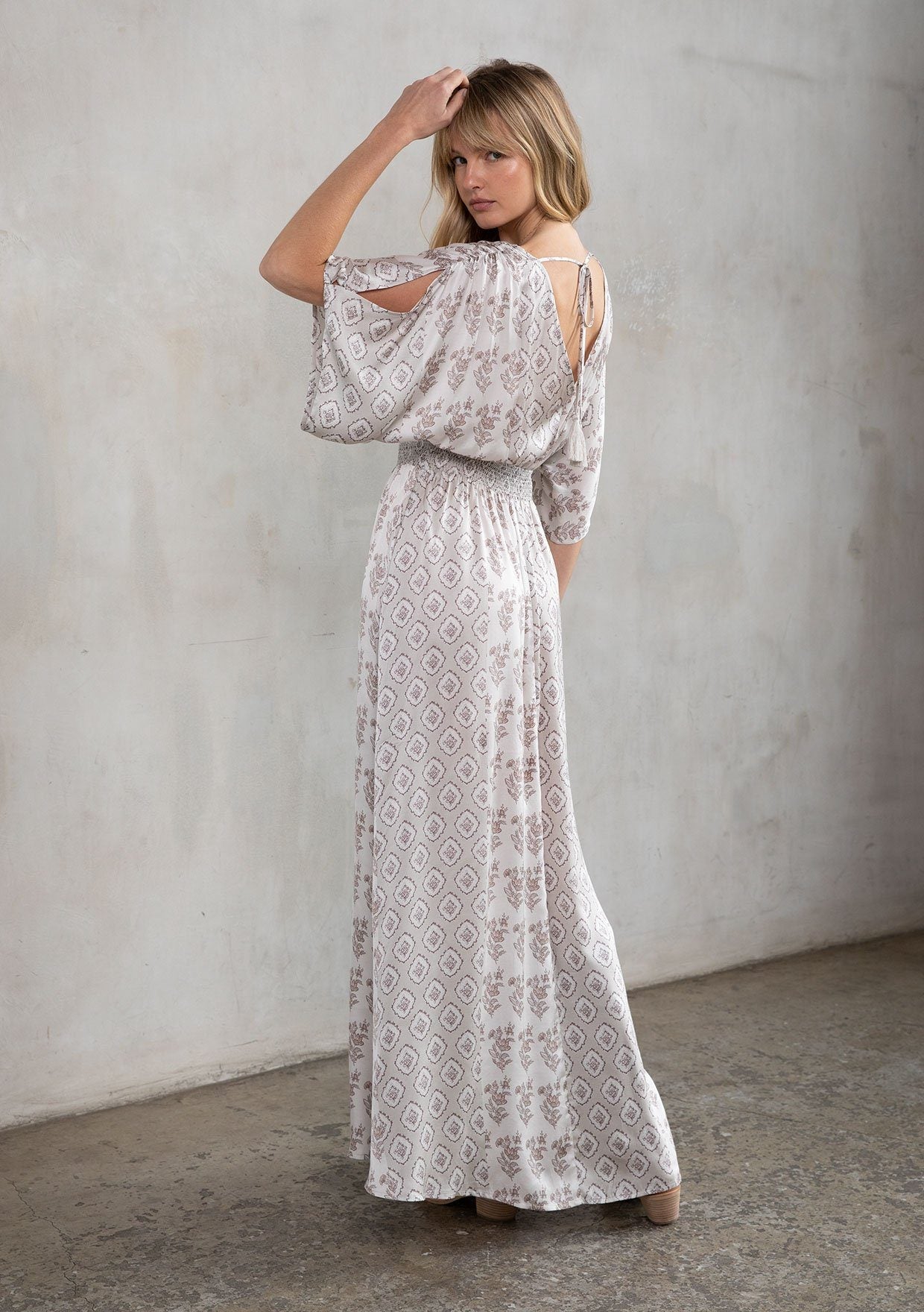 Serendipity Kimono Sleeve Maxi Dress