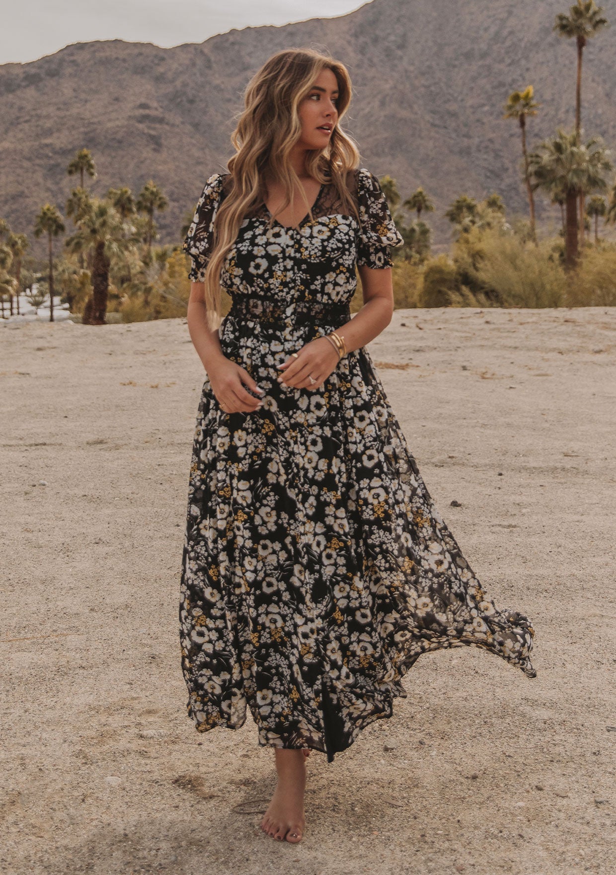 Leo Button Front Maxi Dress